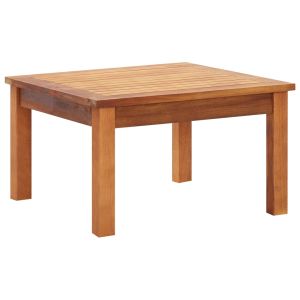 vidaXL mesa de centro de jardín madera maciza de acacia 60x60x36 cm