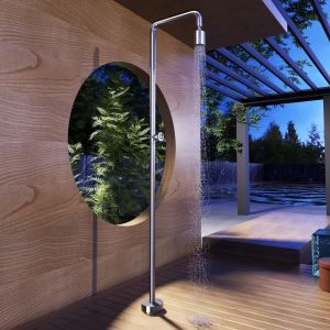 Imex - ducha piscina exterior acero s.316 acero serie pool