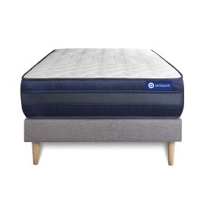 Pack colchón actimemo tech 80x200cm + somier, espuma viscoelástica, 5 zonas