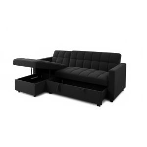 Sofa cama chaise longue kris 210cm negro