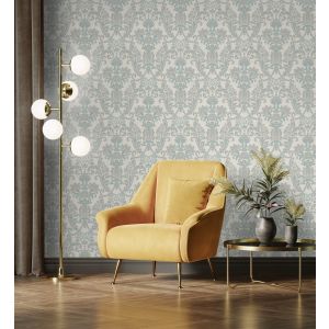 Papel pintado gaulan  de damasco hindú  textura de tela tejida en 10.6m²
