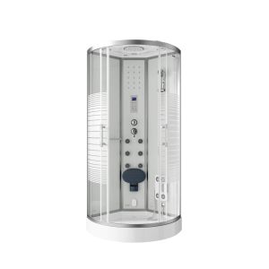 Home deluxe white pearl ducha de vapor - 90 x 90 cm