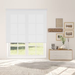 Estor enrollable traslúcido l2000  blanco 105 x 250cm