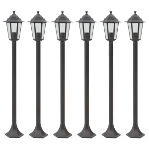 Juego de 6 luces de jardín funcionales con estaca