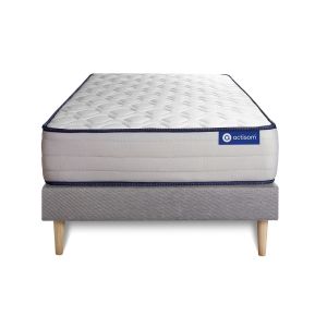 Pack colchón actimemo form 90x200cm + somier, espuma viscoelástica, 5 zonas