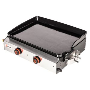 Plancha de gas de 2 fuegos donastia