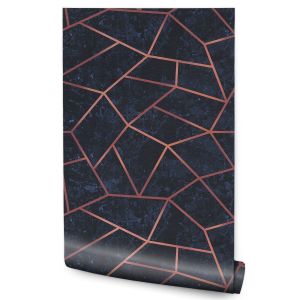 Papel Pintado Diseño Geométrico Moderno Para Salón 53cm x 10m