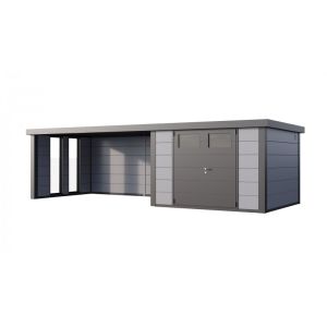 Caseta jardin nh9 c ap grande ventana izquierda | gris claro | novo habitat