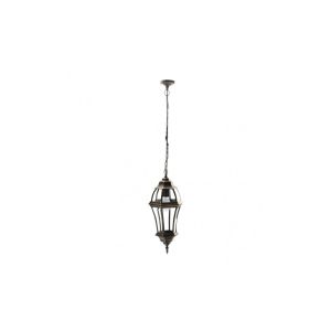 Becrux outdoor ceiling light 1xe27 aluminium / crystal black