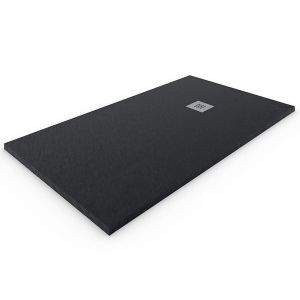 Plato de ducha resina extraplano. Negro ral: 9005 75x200cm