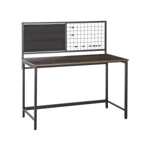 Escritorio con panel de notas vince 118 cm 60 cm negro