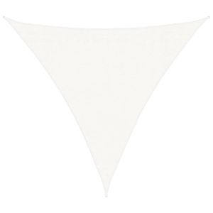 vidaXL toldo de vela triangular hdpe 3,6x3,6x3,6 m blanco