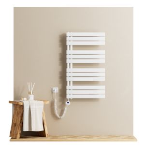 Emke toallero eléctrico 1041x600 mm blanco 600w Wi-Fi detección ventana