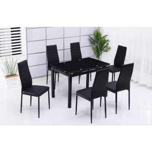 Mesa extensible cristal templado 170x70cm