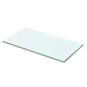 Panel de estante vidrio claro 50x20 cm