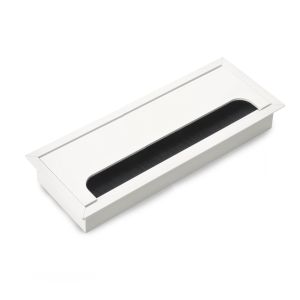 Pasacables quadrum para mesa, rectangular (159x80mm,