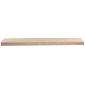 Repisa de madera de hevea 120x20x5cm