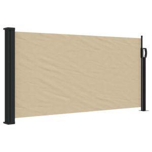 vidaXL toldo lateral retráctil beige 100x500 cm