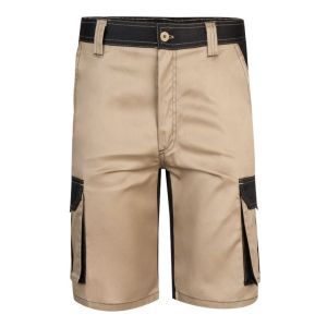 Velilla bermuda bicolor 54 beige arena/negro