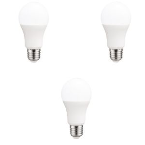 Pack x3 bombillas LED estándar E27 10w luz neutra 4000k a2bc