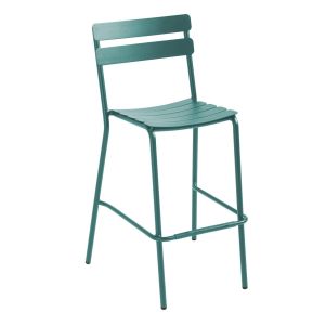 Oviala - silla alta de patio verde oscuro