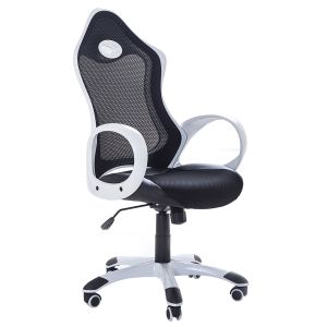 Silla de oficina ichair negro/blanco