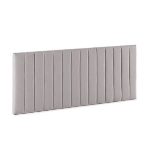 Cabecero eris tapizado 140x60 cm gris claro