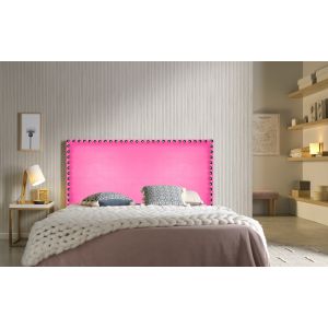 Cabecero lirio polipiel rosa 90