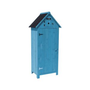 Mueble de jardín "cabanon" - 77 x 54,5 x 179 cm - azul cielo -