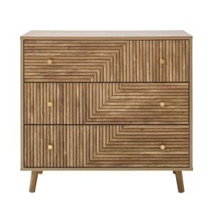 Cómoda de 3 cajones l80 cm - eden