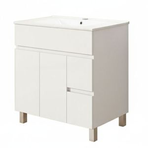 Móveis de casa de banho bas urban 80 branco brilhante