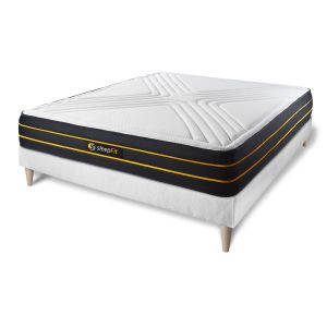 Pack colchón ultra 150x200cm + somier multiláminas, espuma viscoelástica y