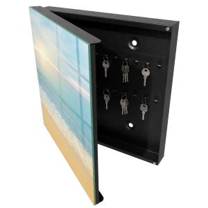 Caja para llaves 30x30x5 paisaje matutino, apertura izquierda tulup