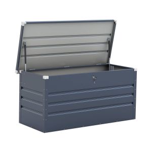 Baul/arcon para jardín "store" - 680 l - 165 x 69 x 60 cm - gris