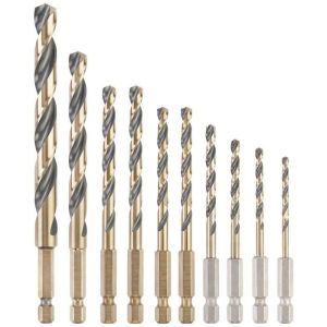 Juego de brocas para metal - Dewalt - dt20620-qz - hss-g - 10 piezas - 3 a