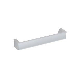 Tirador para muebles en zamac dist entre ejes 128 mm aluminio