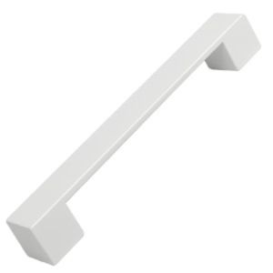 Tirador abs 160mm. Pintado blanco mate, lote de 24