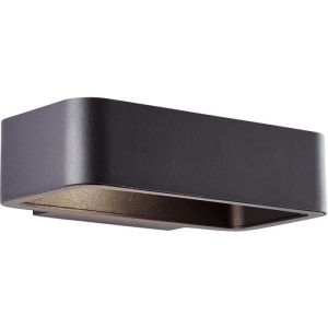 Aplique exterior - brilliant - golda - LED - negro - ip54