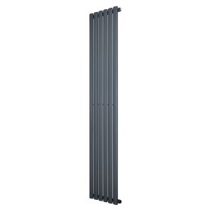 Radiador de columna simple ovalado – 1800 mm x 360 mm – gris antracita
