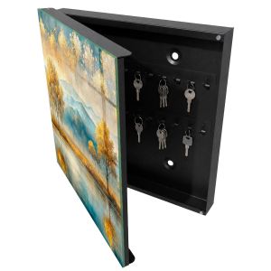 Caja de llaves 30x30x5 armonía otoñal, apertura izquierda tulup