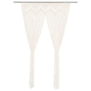 vidaXL cortina de macramé algodón 140x240 cm