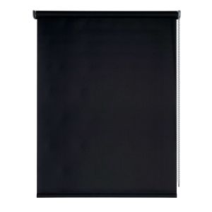 Storesdeco|estor opaco moon, estor enrollable blackout negro, 80 x 250 cm