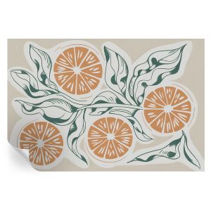 Papel pintado autoadhesivo patrones de frutas 104x152 tulup