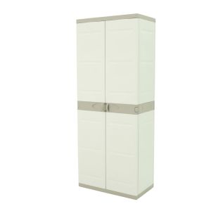 Armario escobero 70 cm titanium beige | plastiken