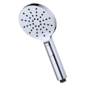 Kibath mango de ducha 3 posiciones niria redondo cromo brillo de abs