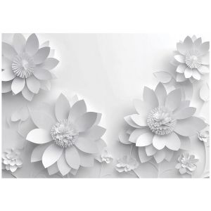 Papel pintado pared 3d flores 350x250 fotomurales dormitorio tnt