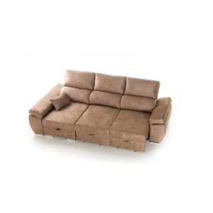 Sofá chaiselongue reversible índico camel izquierda