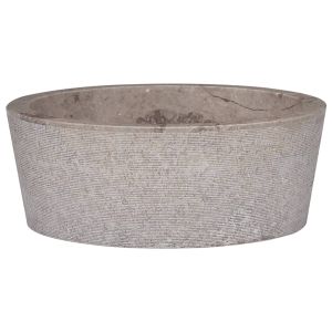 Lavabo gris mármol ø40x15 cm es4358