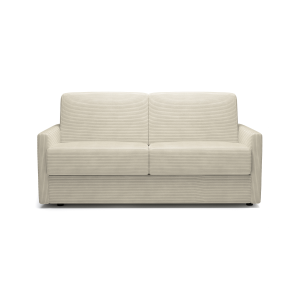 Sofá 3 plazas en cama de 140x190 cm - blanco - giulia