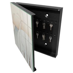 Armario para llaves decorativo 30x30x5, apertura izquierda tulup